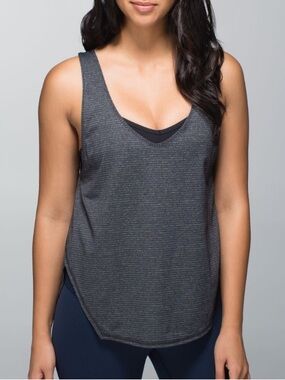 lululemon athletica Seek The Heat Tank - Heathered Black